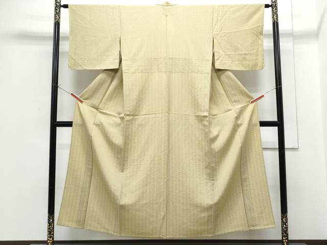 平和屋着物▽江戸小紋　単衣　花尽し　正絹　逸品　CABF7700th