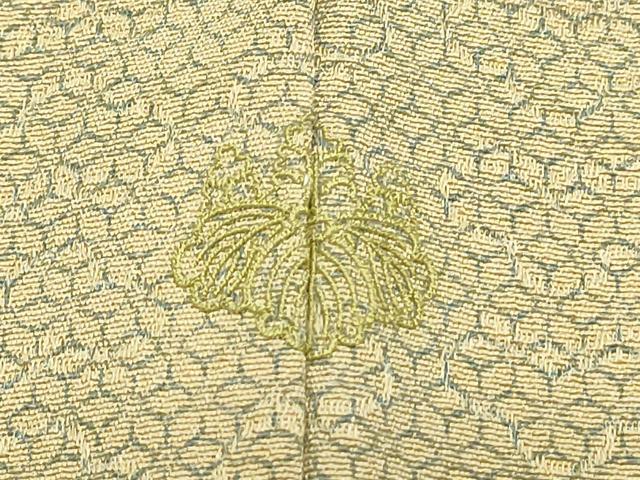 平和屋着物▽江戸小紋　単衣　花尽し　正絹　逸品　CABF7700th