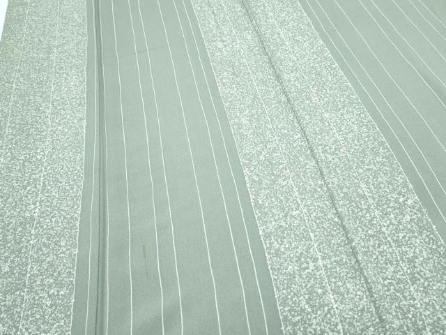 平和屋着物▽上質な小紋　単衣　間道　正絹　逸品　CABF7701th