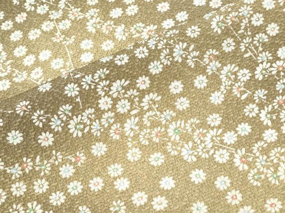 平和屋着物▽上質な小紋　単衣　舞花文　暈し染め　正絹　逸品　CABF7708th