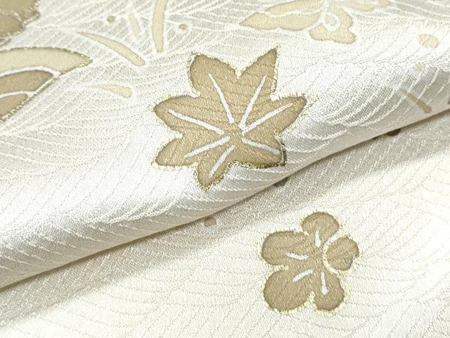 平和屋着物▽訪問着　単衣　花蝶文　暈し染め　金彩　正絹　逸品　CABF7727th