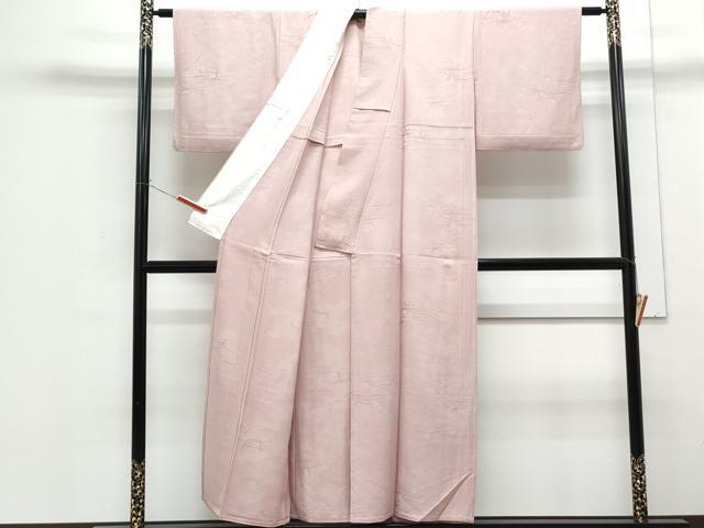平和屋着物▽上質な小紋　単衣　吉祥地紋　暈し染め　正絹　逸品　CABF7737th