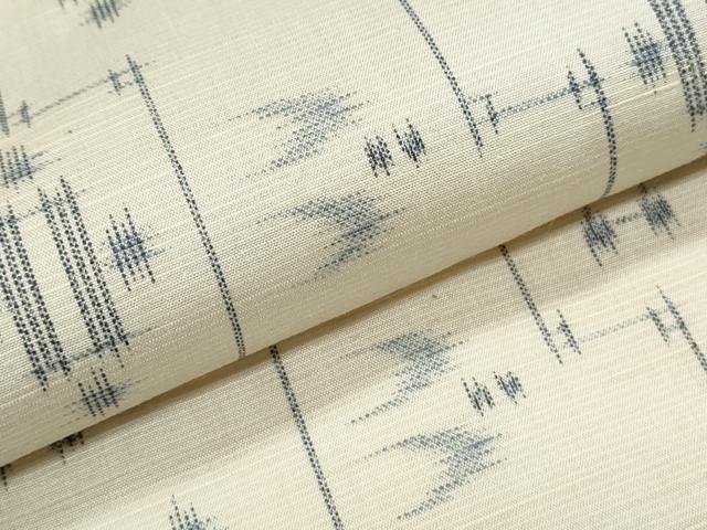 平和屋着物▽上質な紬　単衣　吉祥文　正絹　逸品　CABF7738th