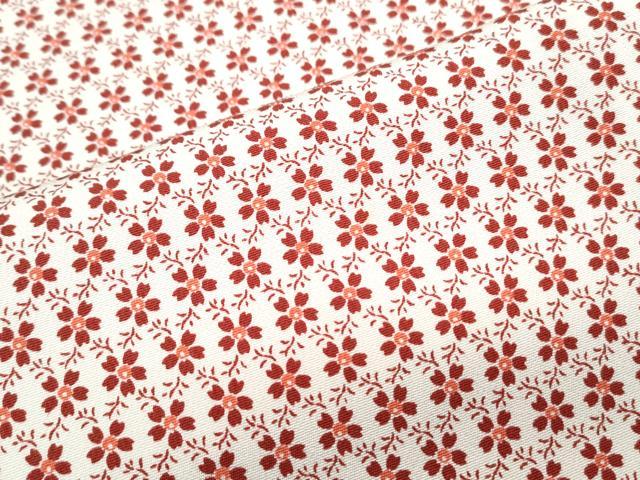 平和屋着物▽上質な小紋　単衣　横段花文　正絹　逸品　CABF7742th