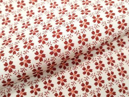 平和屋着物▽上質な小紋　単衣　横段花文　正絹　逸品　CABF7742th
