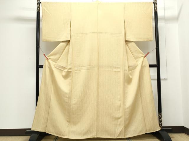 平和屋着物▽江戸小紋　単衣　菱花文　正絹　逸品　CABF7745th