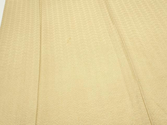 平和屋着物▽江戸小紋　単衣　菱花文　正絹　逸品　CABF7745th