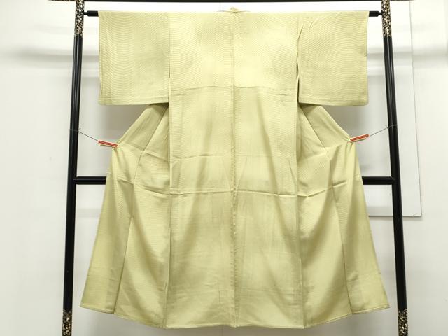 平和屋着物▽上質な小紋　単衣　霞文　暈し染め　正絹　逸品　CABF7748th