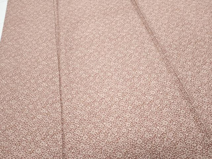 平和屋着物▽上質な小紋　単衣　花唐草文　正絹　逸品　CABF7759th