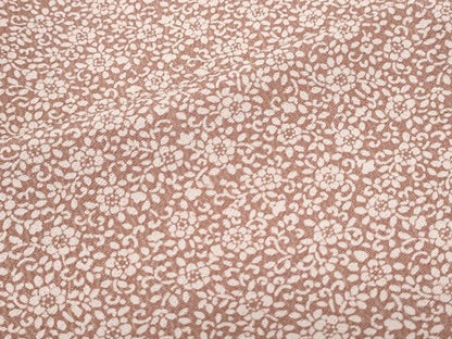 平和屋着物▽上質な小紋　単衣　花唐草文　正絹　逸品　CABF7759th