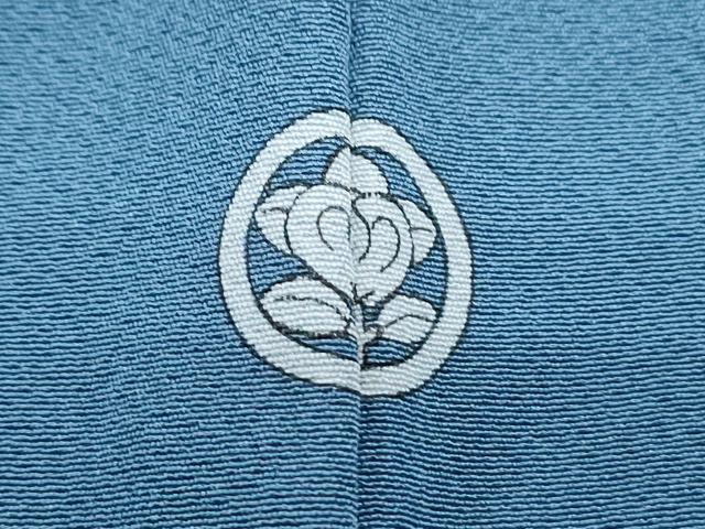 平和屋着物▽上質な色無地　単衣　薄縹色　正絹　逸品　CABF7771th