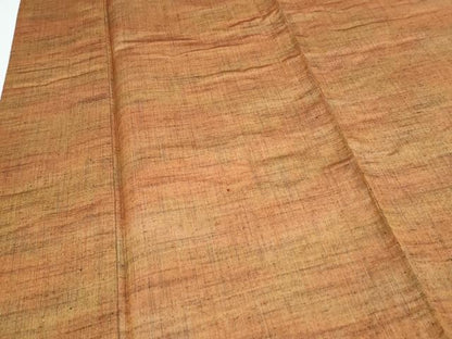 平和屋着物▽上質な紬　単衣　霞文　ロング丈　正絹　逸品　CABF7776th