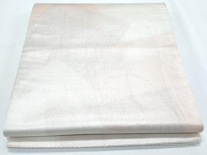 平和屋着物◎全通柄袋帯 霞文 銀糸 正絹 逸品 CABF7834th