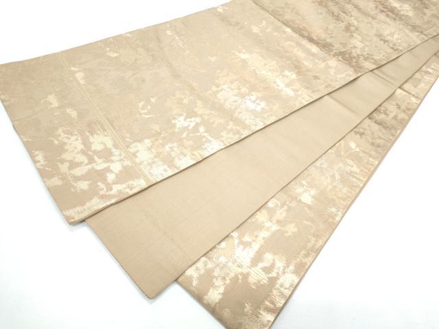 平和屋着物◎六通柄 京袋帯 樹林文 金糸 正絹 逸品 CABF7852th