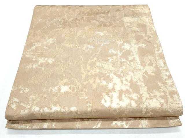平和屋着物◎六通柄 京袋帯 樹林文 金糸 正絹 逸品 CABF7852th