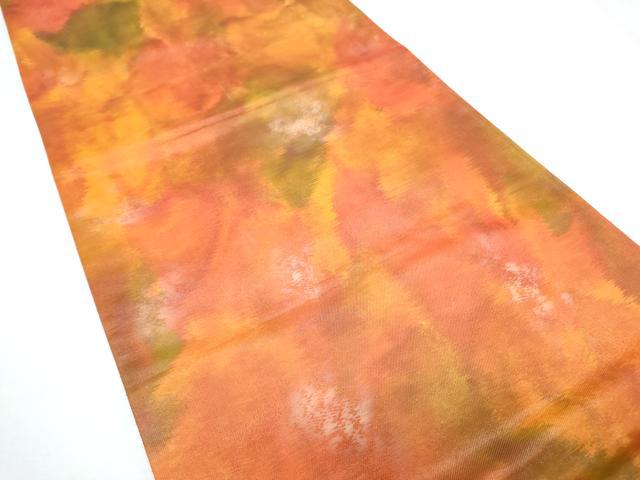 平和屋着物◎六通柄袋帯 霞文 正絹 逸品 CABF7858th