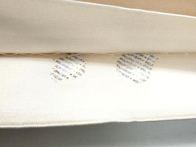 平和屋着物◎六通柄袋帯 雲重ね文 銀糸 正絹 逸品 CABF7861th