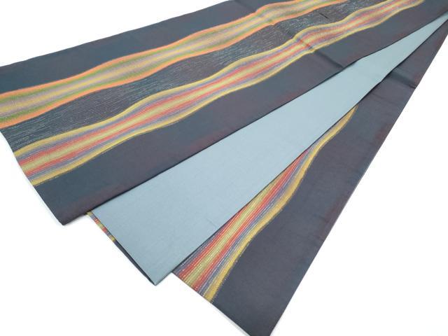 平和屋着物◎全通柄袋帯　立涌文　金糸　正絹　逸品　CABF7937th