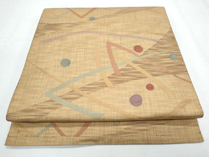 平和屋着物◎八寸名古屋帯 吉祥文 正絹 逸品 CABF7978th