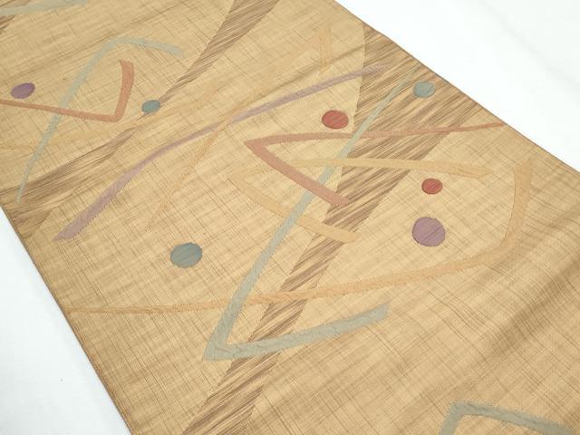 平和屋着物◎八寸名古屋帯 吉祥文 正絹 逸品 CABF7978th