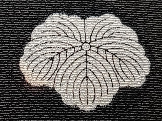 平和屋着物■豪華黒留袖　刺繍　飛鶴文　金彩　正絹　逸品　CABF8061xi