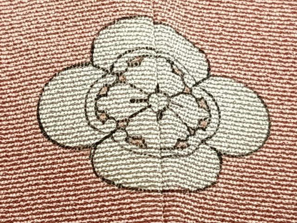 平和屋着物■訪問着　檜扇飛鳥花文　暈し染め　金彩　正絹　逸品　CABF8069xi
