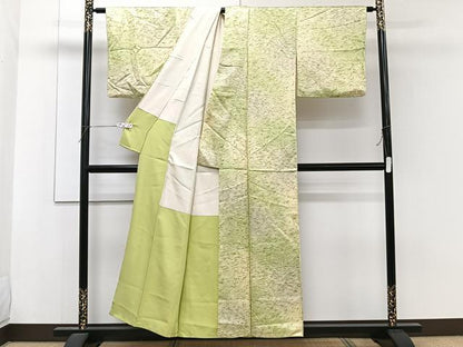 平和屋着物■上質な小紋 枝松文 正絹 逸品 CABF8083xi