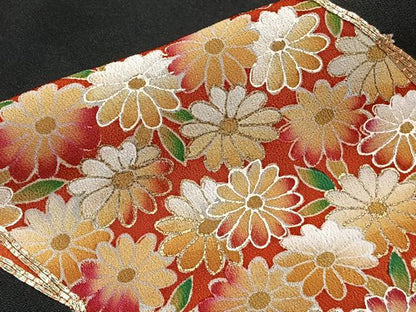 平和屋着物■豪華黒留袖 駒刺繍 誰が袖花文 金彩 正絹 逸品 CABF8085xi