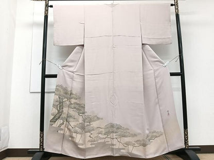 平和屋着物■豪華色留袖　作家物　枝松文　寿光織　暈し染め　金糸　正絹　逸品　CABF8114xi