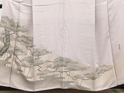 平和屋着物■豪華色留袖　作家物　枝松文　寿光織　暈し染め　金糸　正絹　逸品　CABF8114xi
