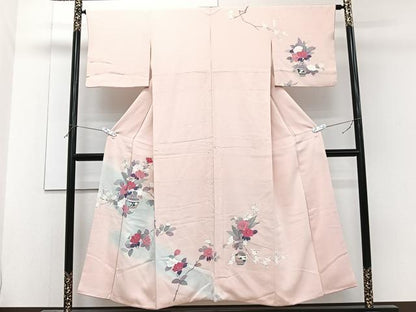 平和屋着物■訪問着　花瓶文　暈し染め　正絹　逸品　CABF8115xi
