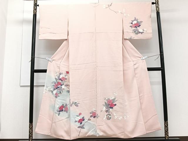 平和屋着物■訪問着　花瓶文　暈し染め　正絹　逸品　CABF8115xi