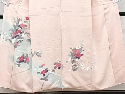 平和屋着物■訪問着　花瓶文　暈し染め　正絹　逸品　CABF8115xi