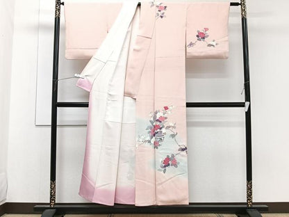 平和屋着物■訪問着　花瓶文　暈し染め　正絹　逸品　CABF8115xi