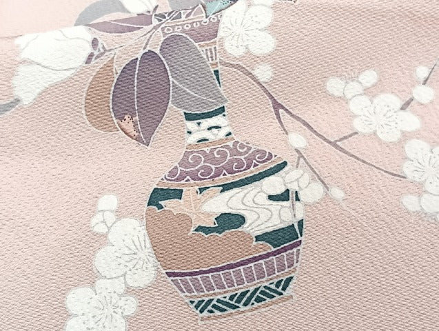 平和屋着物■訪問着　花瓶文　暈し染め　正絹　逸品　CABF8115xi