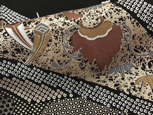 平和屋着物■豪華黒留袖　花車宝文　松竹梅　金彩　正絹　逸品　CABF8116xi