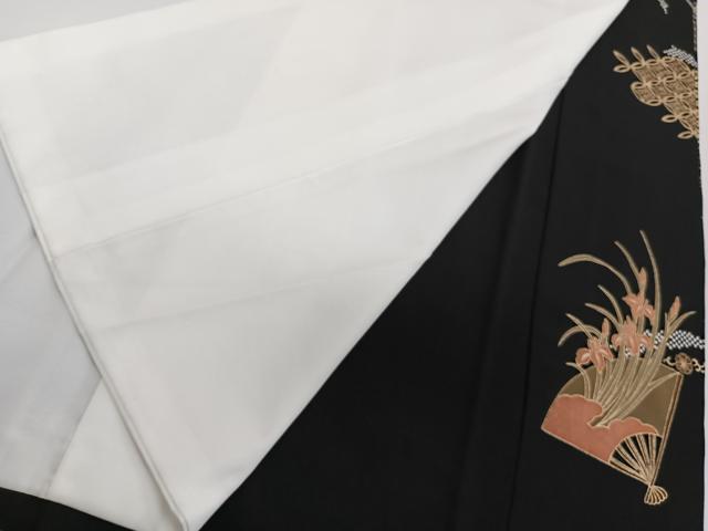 平和屋着物■豪華黒留袖　花車宝文　松竹梅　金彩　正絹　逸品　CABF8116xi