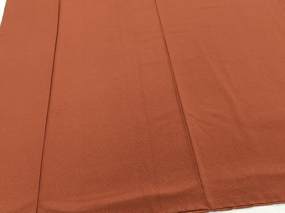 平和屋着物■上質な色無地　作家物　雀茶色　正絹　逸品　CABF8122xi