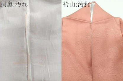 平和屋着物■色留訪問着　流水風景文　松竹梅　金銀彩　正絹　逸品　CABF8141xi
