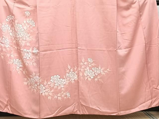 平和屋着物■訪問着　草花文　暈し染め　正絹　逸品　CABF8146xi