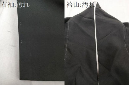 平和屋着物■豪華黒留袖　作家物　駒刺繍　渡橋人物松文　暈し染め　金彩　正絹　逸品　CABF8155xi