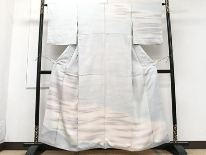平和屋着物■訪問着　霞文　暈し染め　正絹　逸品　CABF8157xi