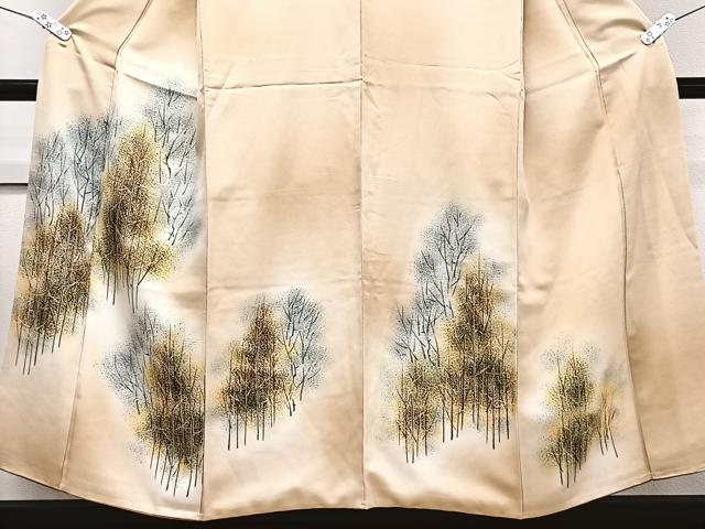平和屋着物●本塩沢　やまだ織　訪問着　樹林文　正絹　逸品　DABC3450az 楽天市場】平和屋着物□極上 本塩沢 やまだ織 単衣 110亀甲 かすり
