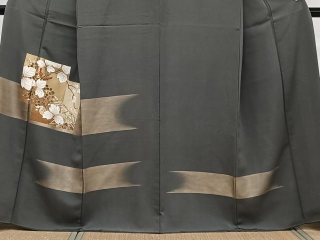 平和屋着物■訪問着　刺繍　色紙重ね枝花文　金彩　正絹　逸品　CABF8171xi