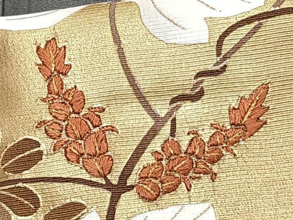 平和屋着物■訪問着　刺繍　色紙重ね枝花文　金彩　正絹　逸品　CABF8171xi