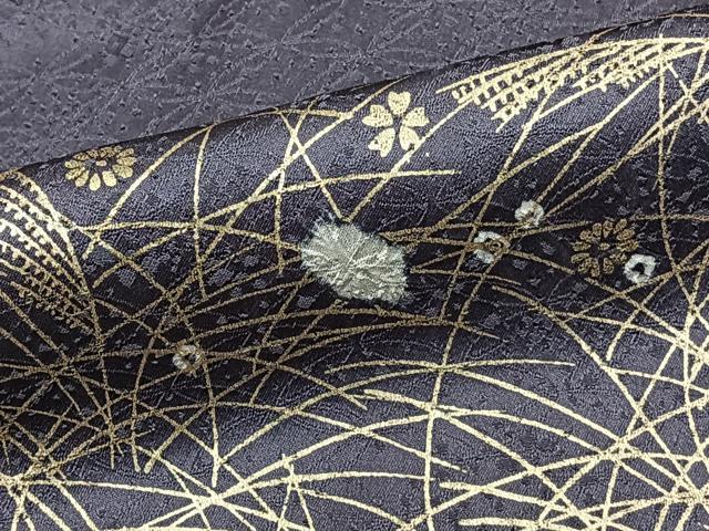 平和屋着物■訪問着　絞り　草花文　暈し染め　金彩　正絹　逸品　CABF8185xi
