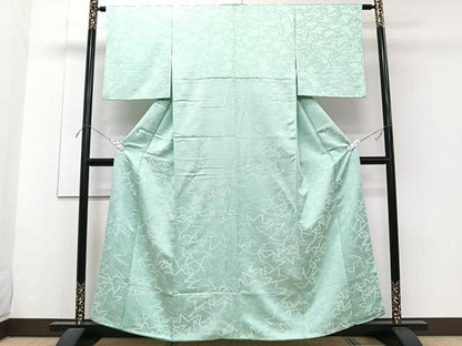 平和屋着物■上質な小紋 幾何学重ね文 正絹 逸品 CABF8194xi