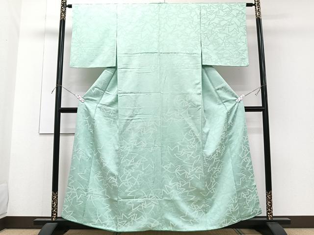 平和屋着物■上質な小紋 幾何学重ね文 正絹 逸品 CABF8194xi
