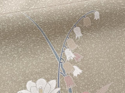 平和屋着物■訪問着 草花文 松坂屋扱い 正絹 逸品 CABF8196xi