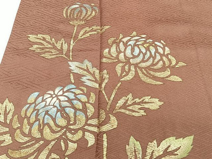 平和屋着物■訪問着 刺繍 枝菊文 金彩 正絹 逸品 CABF8198xi